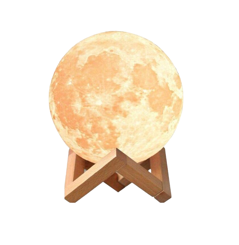 Світильник-нічник 3D Moon Lamp Місяць на сенсорному керуванні бездротовий