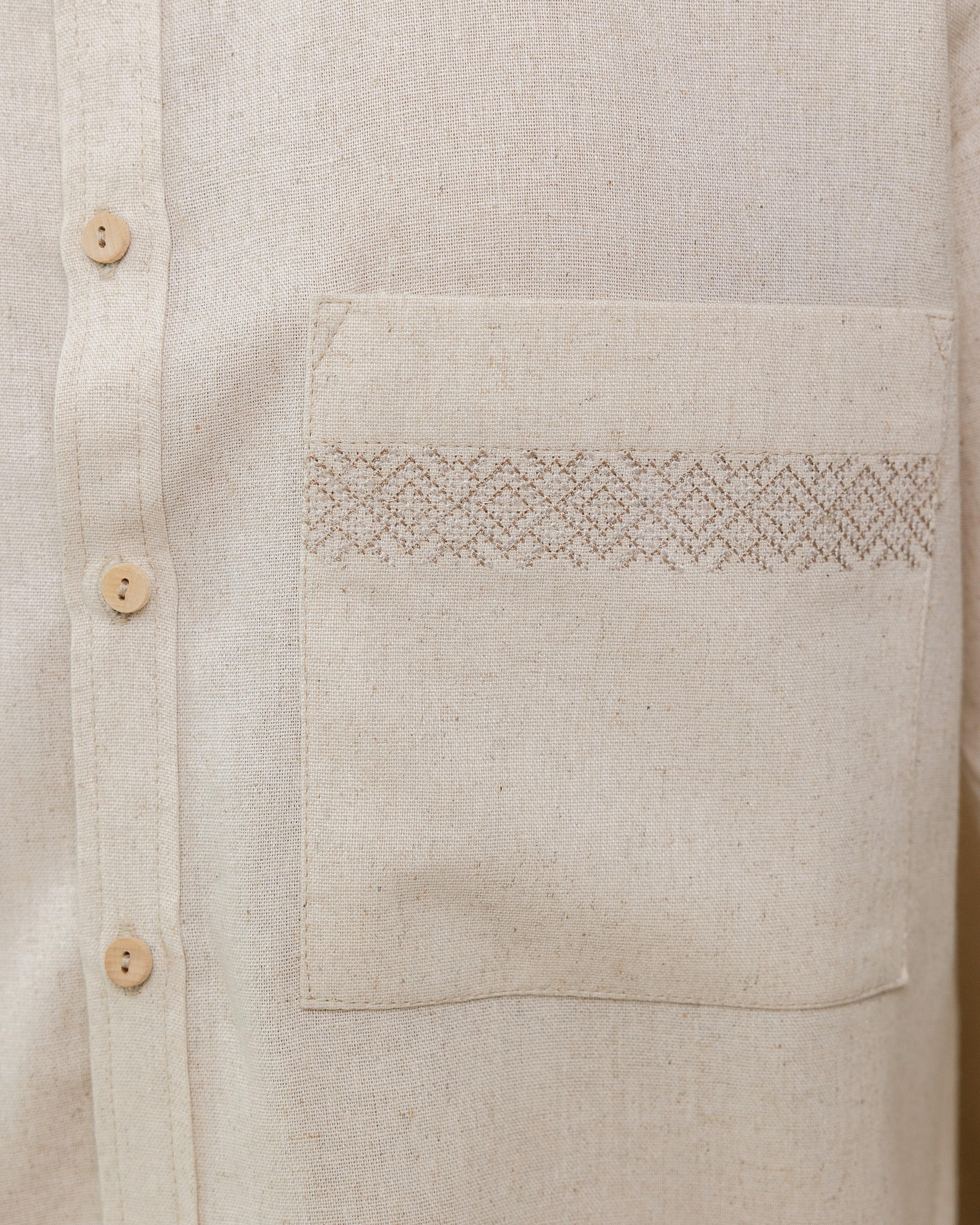 Рубашка мужская Меридиан с вышивкой 2XL (0002228-XXL) - фото 5 Рубашка мужская Меридиан с вышивкой 2XL (0002228-XXL) - фото 5