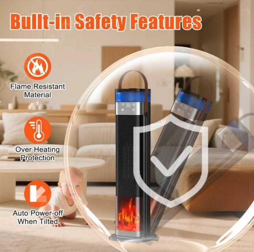 ᐉ Тепловентилятор Portable Fan Heater HQN218-28QD керамический с