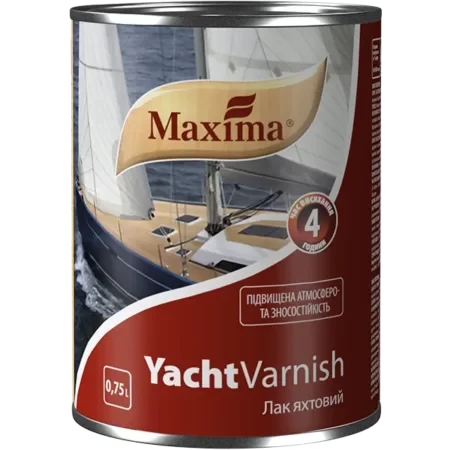 Лак яхтовый Maxima Глянец алкидно-уретановый 0,75 л (000006322)
