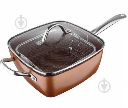 Сковородка фритюрница UNIQUE UN 5251 Коричневая (300024)