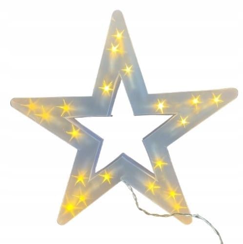 Светодиодная Рождественская звезда с 3D голографическим эффектом 34 см. (17534)