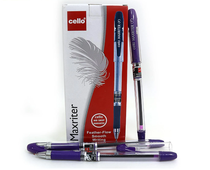 Ручка Cello Maxriter 0,7 мм 12 шт. Фіолетовий (MTT-184347)