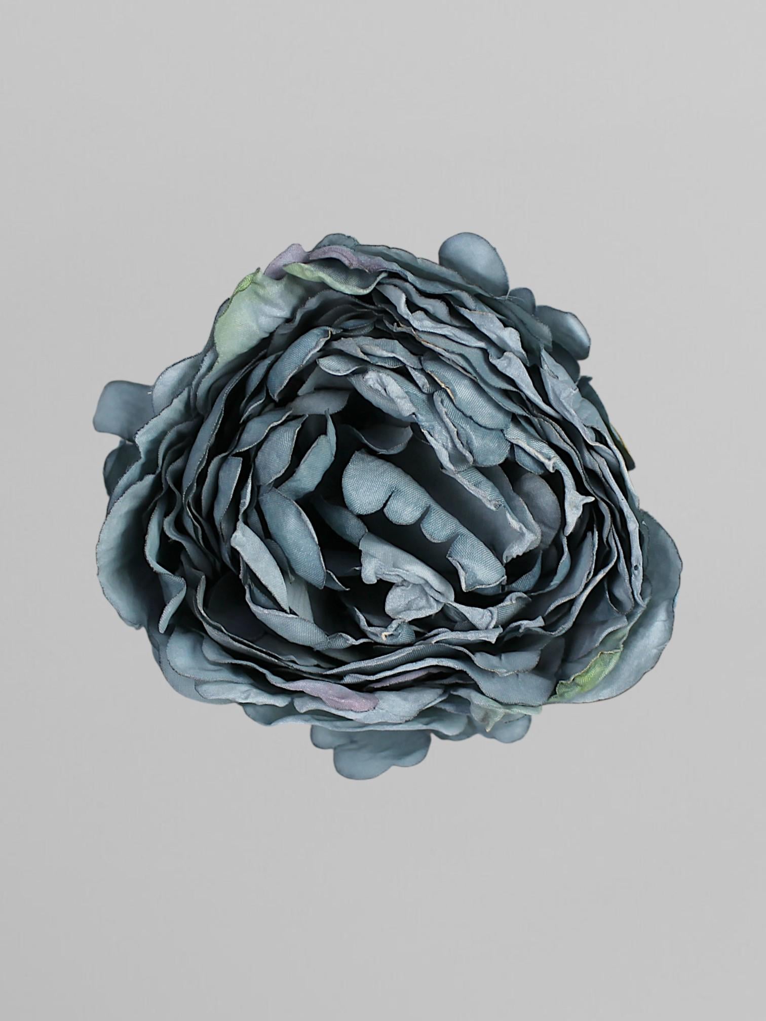 Искусственная головка пиона 10 см Синий (К05060)