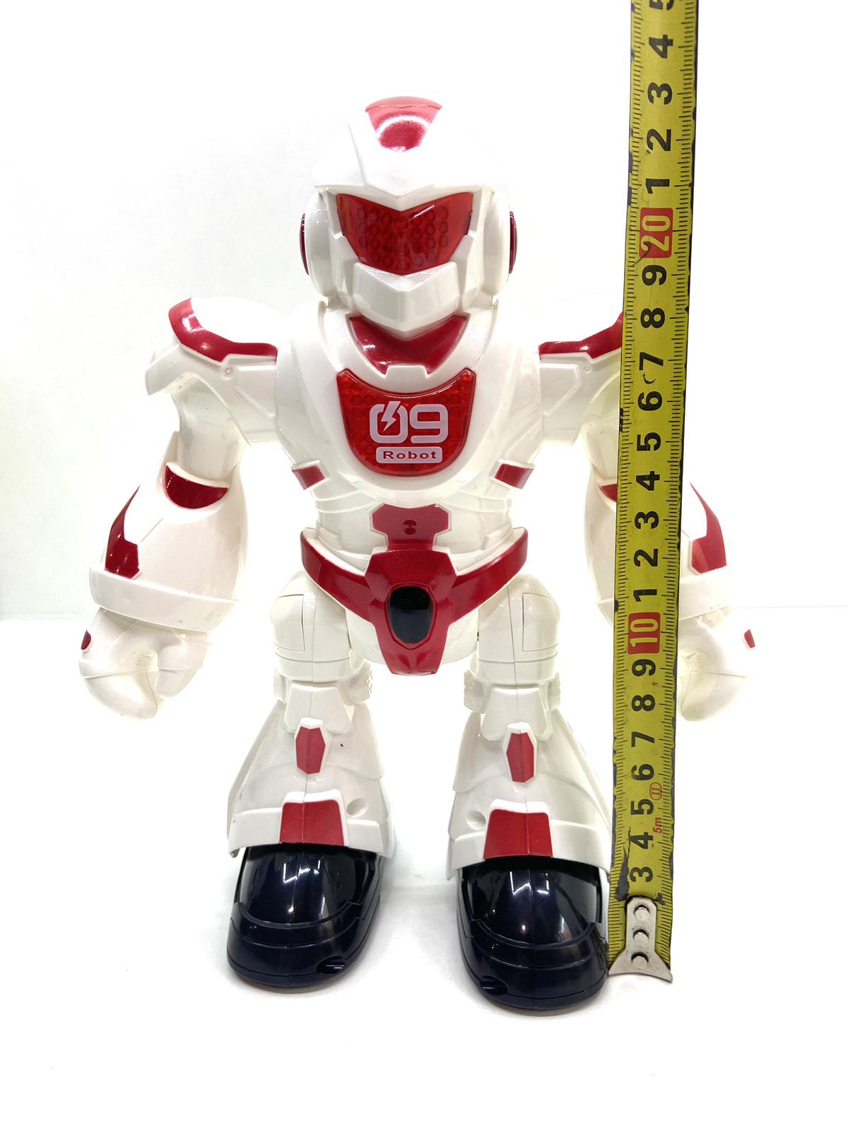 Робот інтерактивний Bambi на дистанційному керуванні ходить/танцює/програмується 23 см Біло-червоний (606-3) - фото 4 Робот інтерактивний Bambi на дистанційному керуванні ходить/танцює/програмується 23 см Біло-червоний (606-3) - фото 4