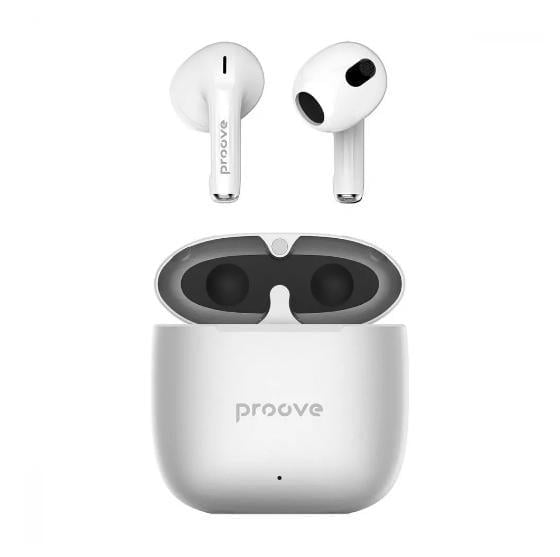 Наушники в кейсе Proove Cold Sound 2 TWS Bluetooth 5.3 Type-C 300 мАч Silver/White (TWCS20010006)