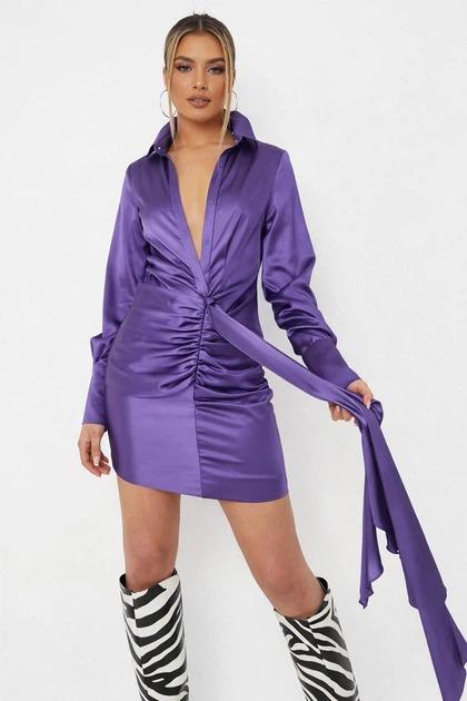 Платье Missguided CL115795 р. 36 Фиолетовый