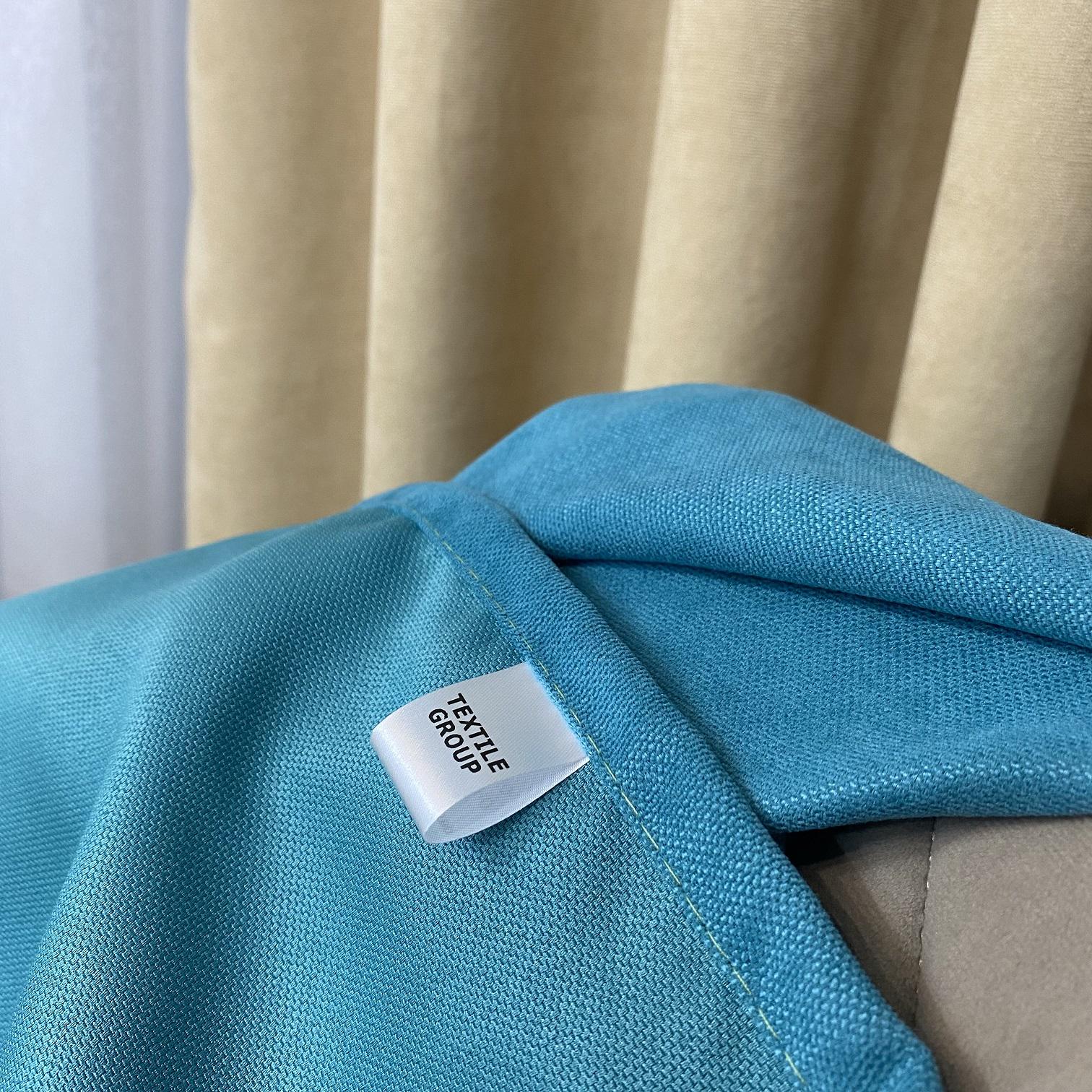 Шторы микровелюр TG Home Дуэт №450 1,50х2,70 м Бирюзовый/Бежевый (450-100/195) - фото 2 Шторы микровелюр TG Home Дуэт №450 1,50х2,70 м Бирюзовый/Бежевый (450-100/195) - фото 2