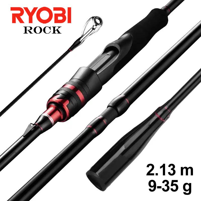Спінінг Ryobi Rock 3 Section Hi-Carbon 2,13 м 9-35 г (13799101) - фото 8