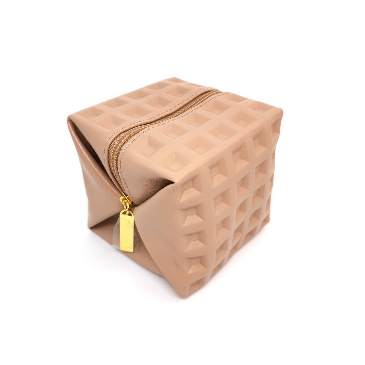 Косметичка кубик 9х9х9 см Бежевый (1172751992) Косметичка кубик 9х9х9 см Бежевый (1172751992)