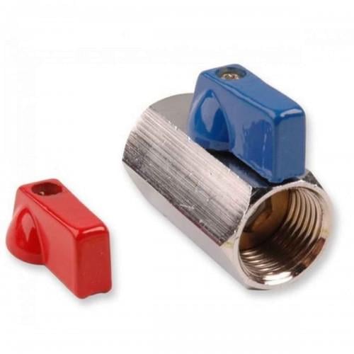 Кран шаровой Ferro KR2W 1/2" ВВ мини ручка (247564)