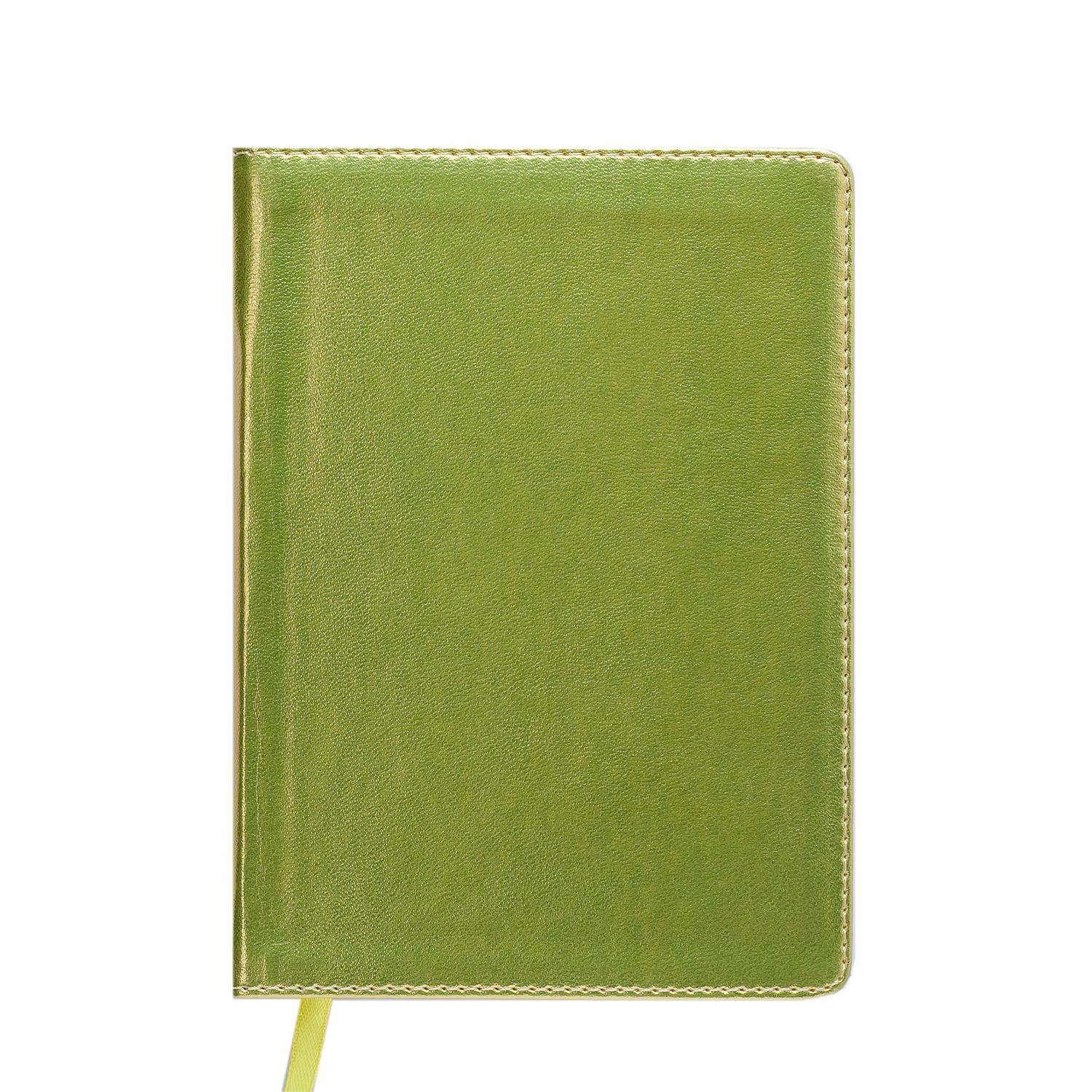 Ежедневник недатированный Buromax METALLIC A6 288 страниц Желтый (BM.2613-08)