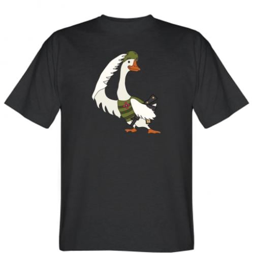 Футболка мужская Боевой гусь XL Черный (12482250-2-179949-XL)