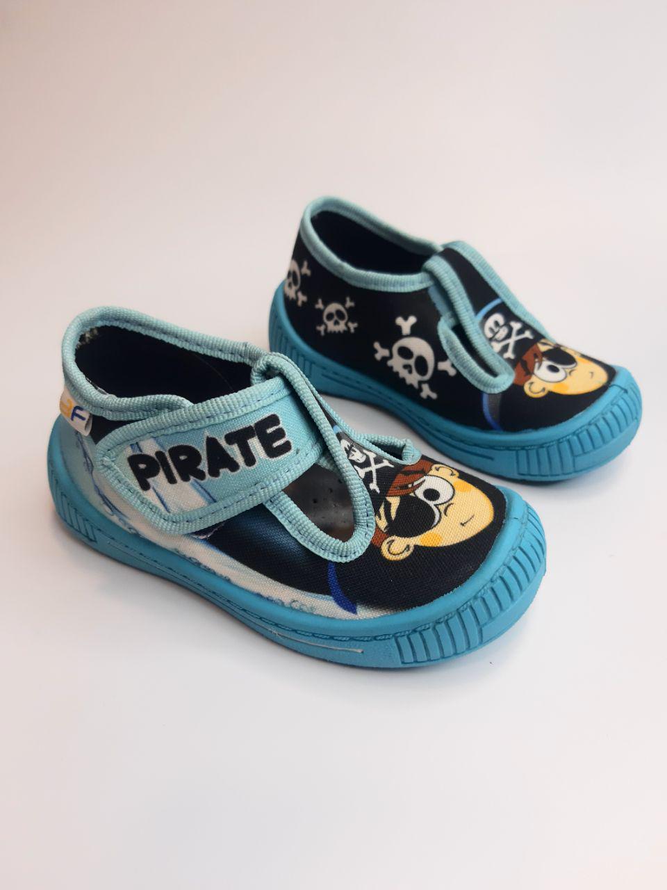 Тапочки для хлопчика текстильні 3 F р. 22 13.5 см Блакитний (23/8 F)