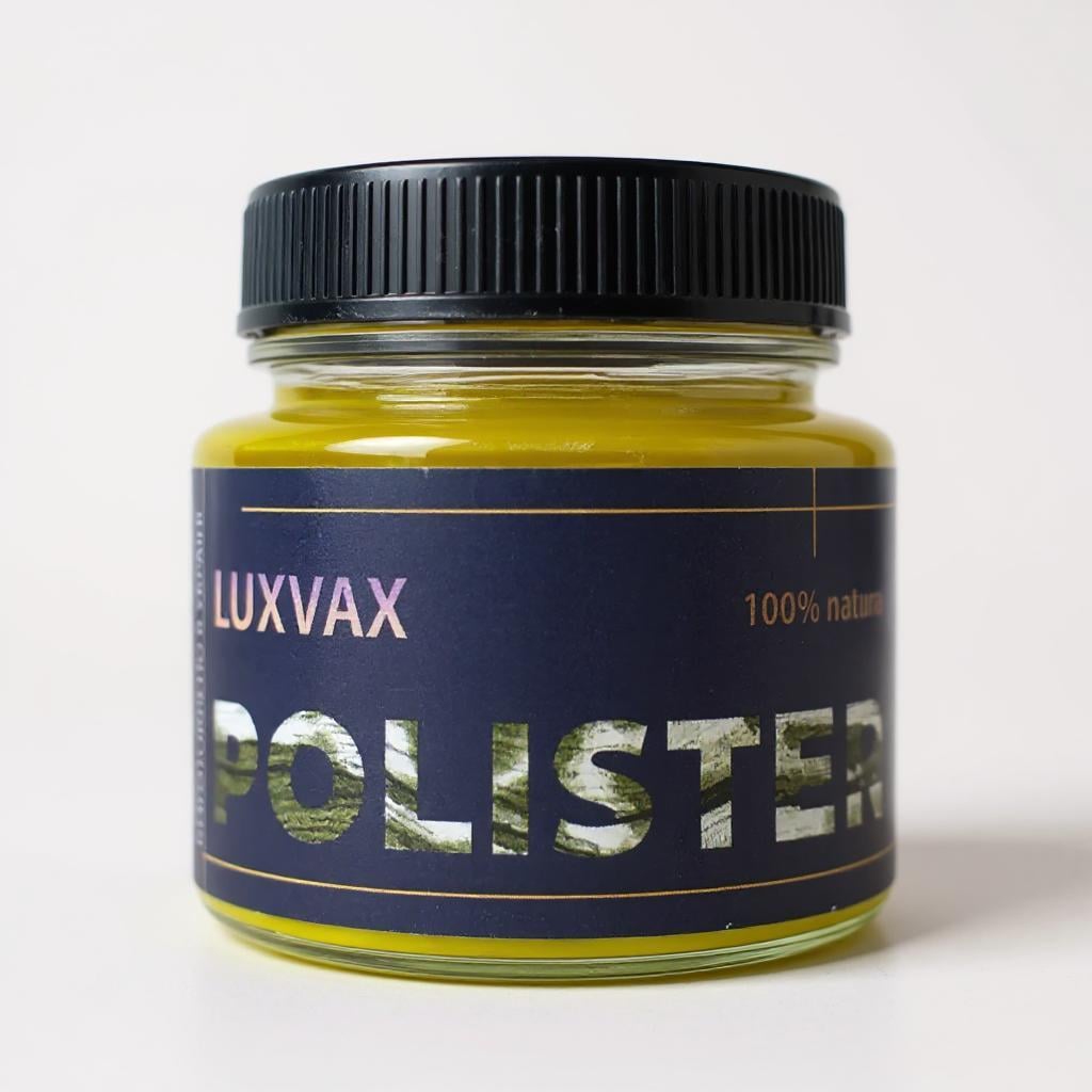 Поліроль для меблів і шкіри LUXVAX Polister засіб для догляду за меблями відновлювач кольору 220 мл