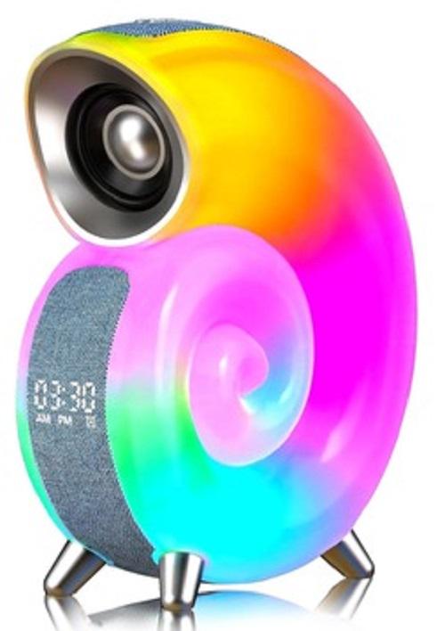 Ночник RGB Bluetooth колонка улитка 4в1 2000 mAh (55002)