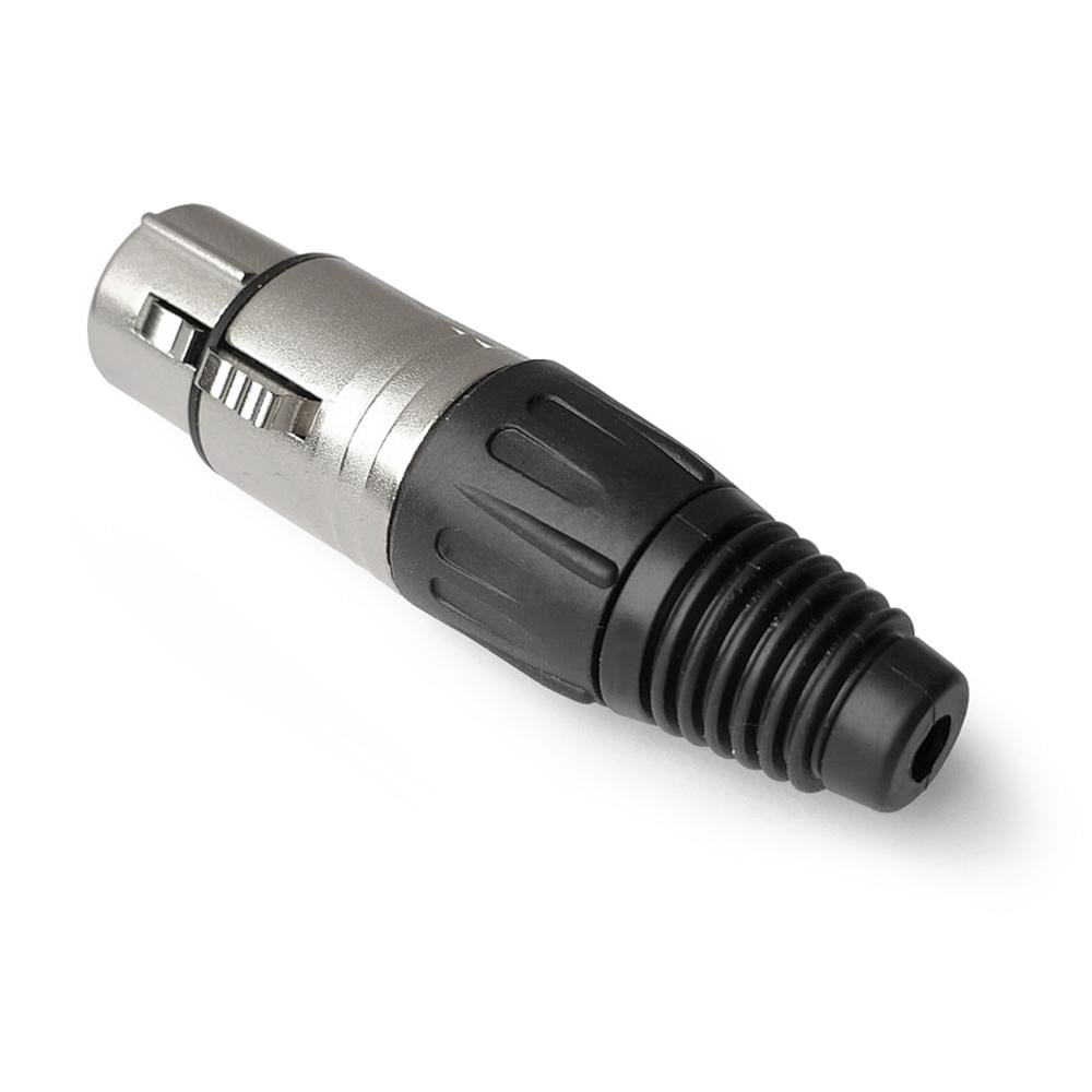 Кабельный разъем Moco XLR HFC5FXL гнездо 5 контактов гнездо мама Никель/Черный (10973625) - фото 3