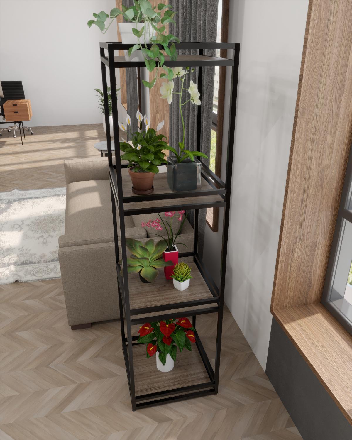 Підставка для квітів EcoLoft Неріса DSP-1438-4 в стилі лофт Монтеверде (DSP-1438-4)