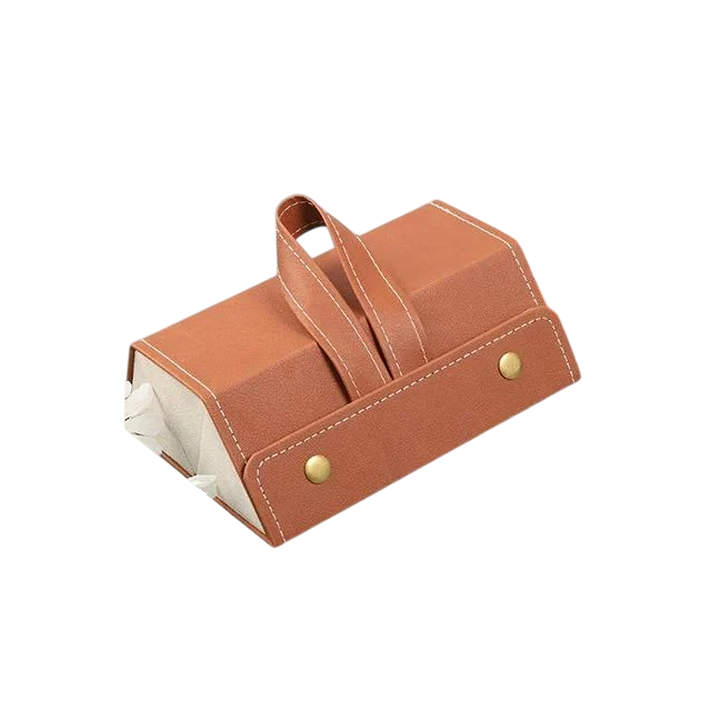 Футляр-органайзер для очков warm story три отделения складной подвесной Коричневый (0152)