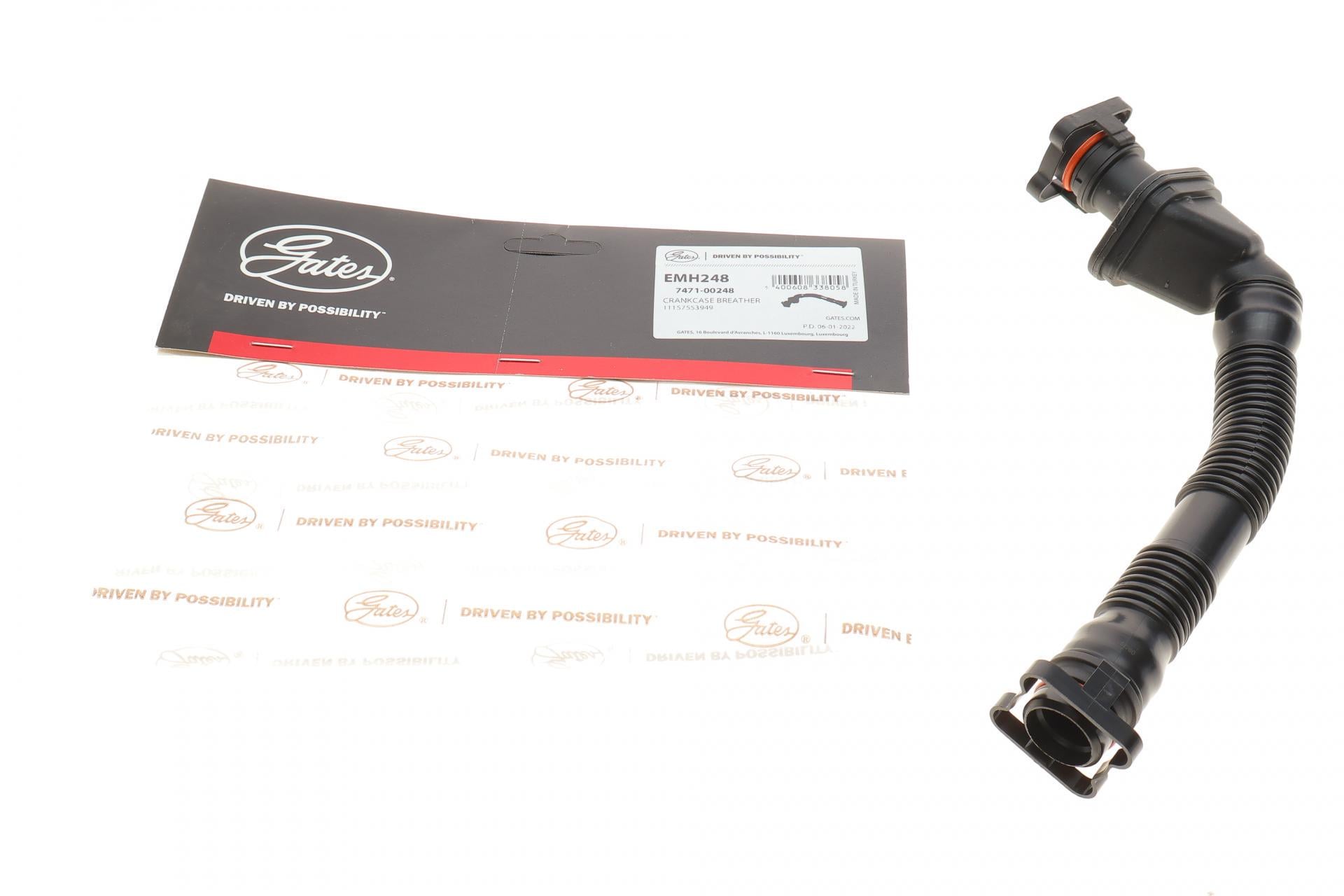 Патрубок вентиляции картера GATES BMW 3 E90-E93/5 E60 3.0 05-16 N54/N55 (EMH248)