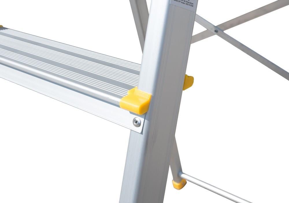 Лестница алюминиевая 8 ступеней h 1720 мм max 150 кг - фото 4 Лестница алюминиевая 8 ступеней h 1720 мм max 150 кг - фото 4