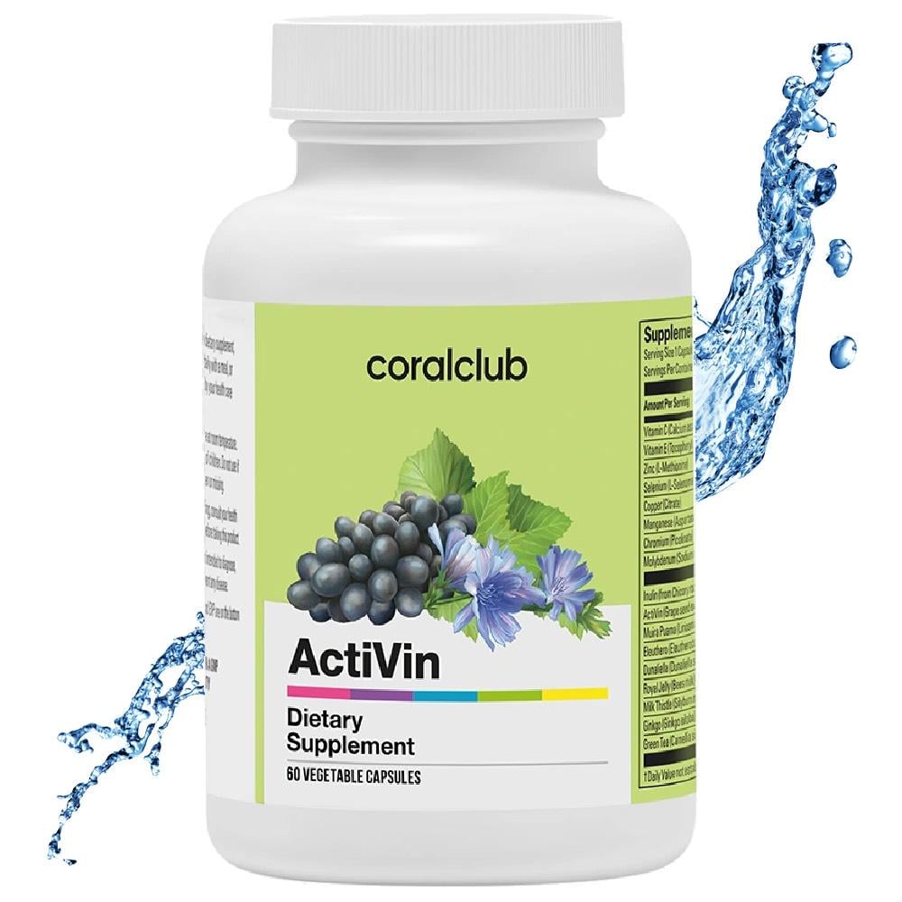 Витамины ActiVin Control Coral Club АктиВин 60 капсул (91109)
