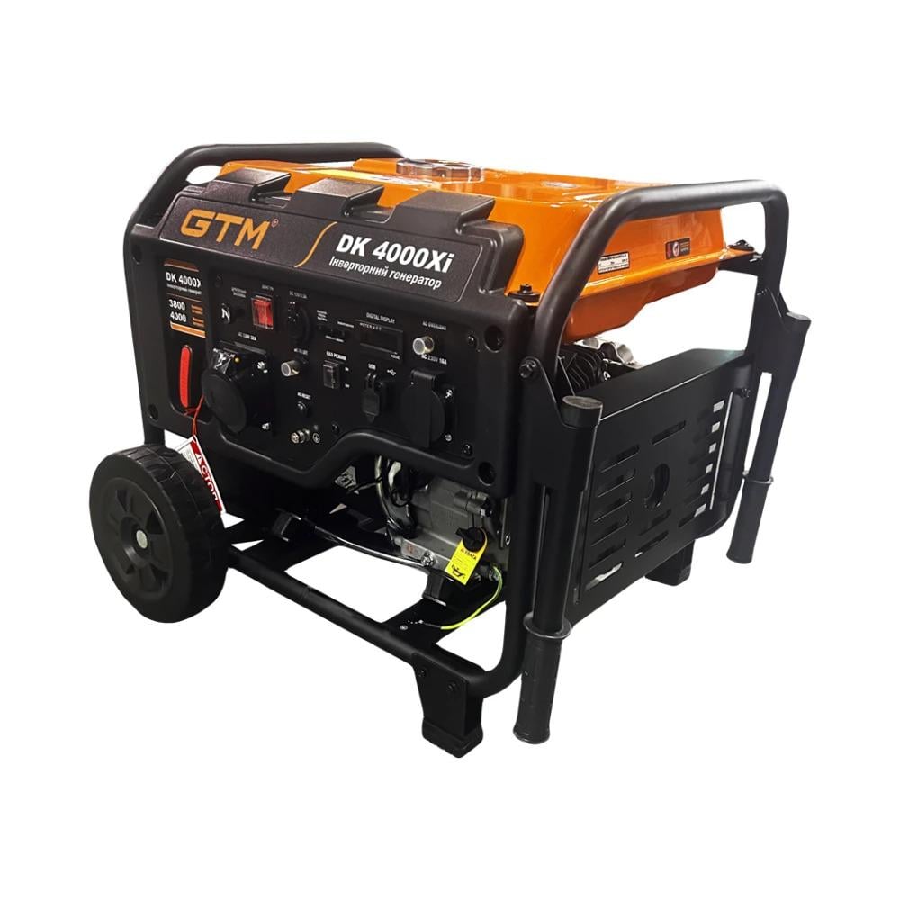 Генератор электроэнергии инверторный GTM DK4000Xi 3,8/4,0 кВт/220 В/1,7 л/час 36 кг Генератор электроэнергии инверторный GTM DK4000Xi 3,8/4,0 кВт/220 В/1,7 л/час 36 кг