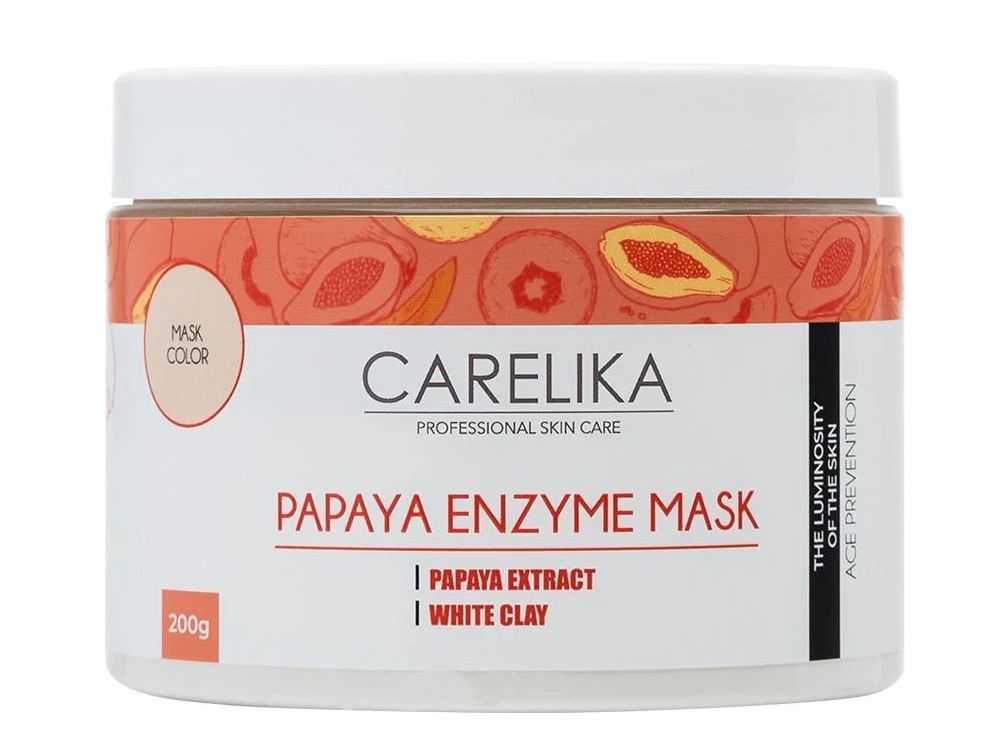 Маска для лица энзимная CARELIKA с экстрактом папайи 200 г (2360180167)