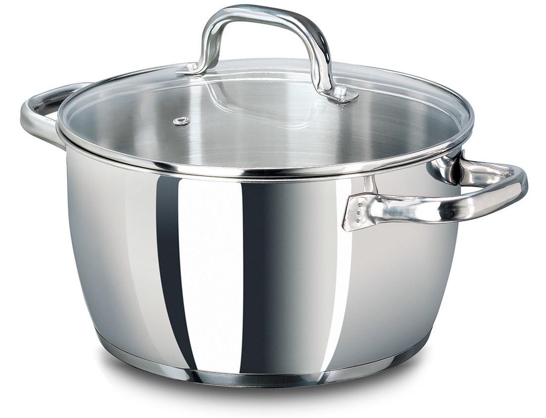 Кастрюля нержавеющая Vitrinor Bon Chef с крышкой 24 см 4 л (1310115)