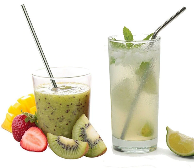 Набор трубочек-соломинок для напитков Primo MT4R/4G-2 метал 20 см 6 мм (856426213) - фото 8 Набор трубочек-соломинок для напитков Primo MT4R/4G-2 метал 20 см 6 мм (856426213) - фото 8