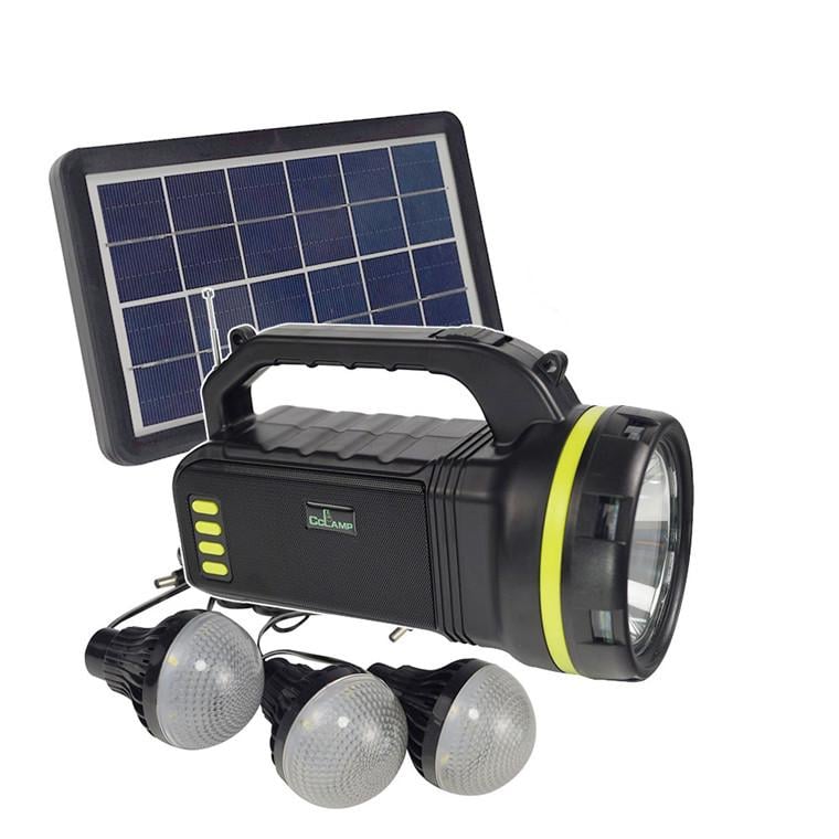 Зарядная станция-прожектор на солнечной батарее 4000 mAh с лампами 3 шт. (42287263) Зарядная станция-прожектор на солнечной батарее 4000 mAh с лампами 3 шт. (42287263)