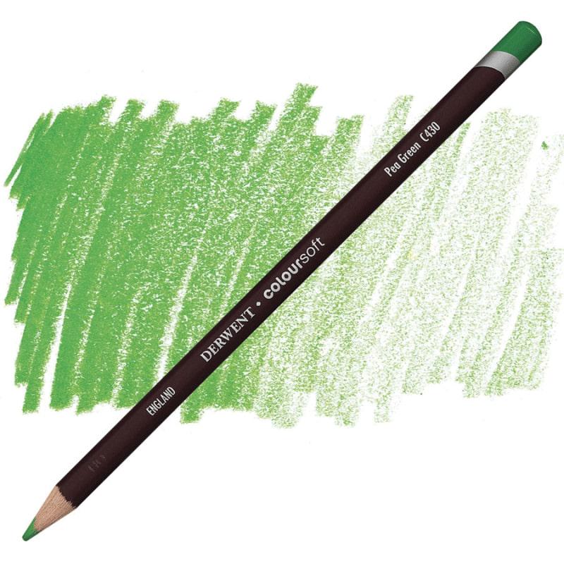 Олівець кольоровий Derwent Coloursoft С430 Зелений горох (700995)