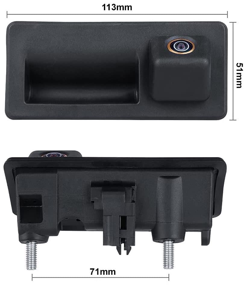 Камера NaviFly VW Audi Skoda штатная в ручку багажника с кнопкой - фото 5 Камера NaviFly VW Audi Skoda штатная в ручку багажника с кнопкой - фото 5