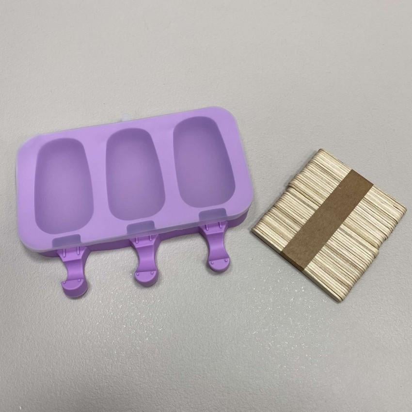 Форма для мороженого A-PLUS 1985 силиконовая 19x13,5x2,5 см Фиолетовый (2212050732)