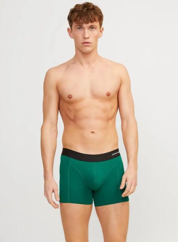 Набір трусів боксерів чоловічих Jack&Jones ADDITIONAL 3 шт. L Червоний/Зелений/Синій (657575) - фото 5 Набір трусів боксерів чоловічих Jack&Jones ADDITIONAL 3 шт. L Червоний/Зелений/Синій (657575) - фото 5