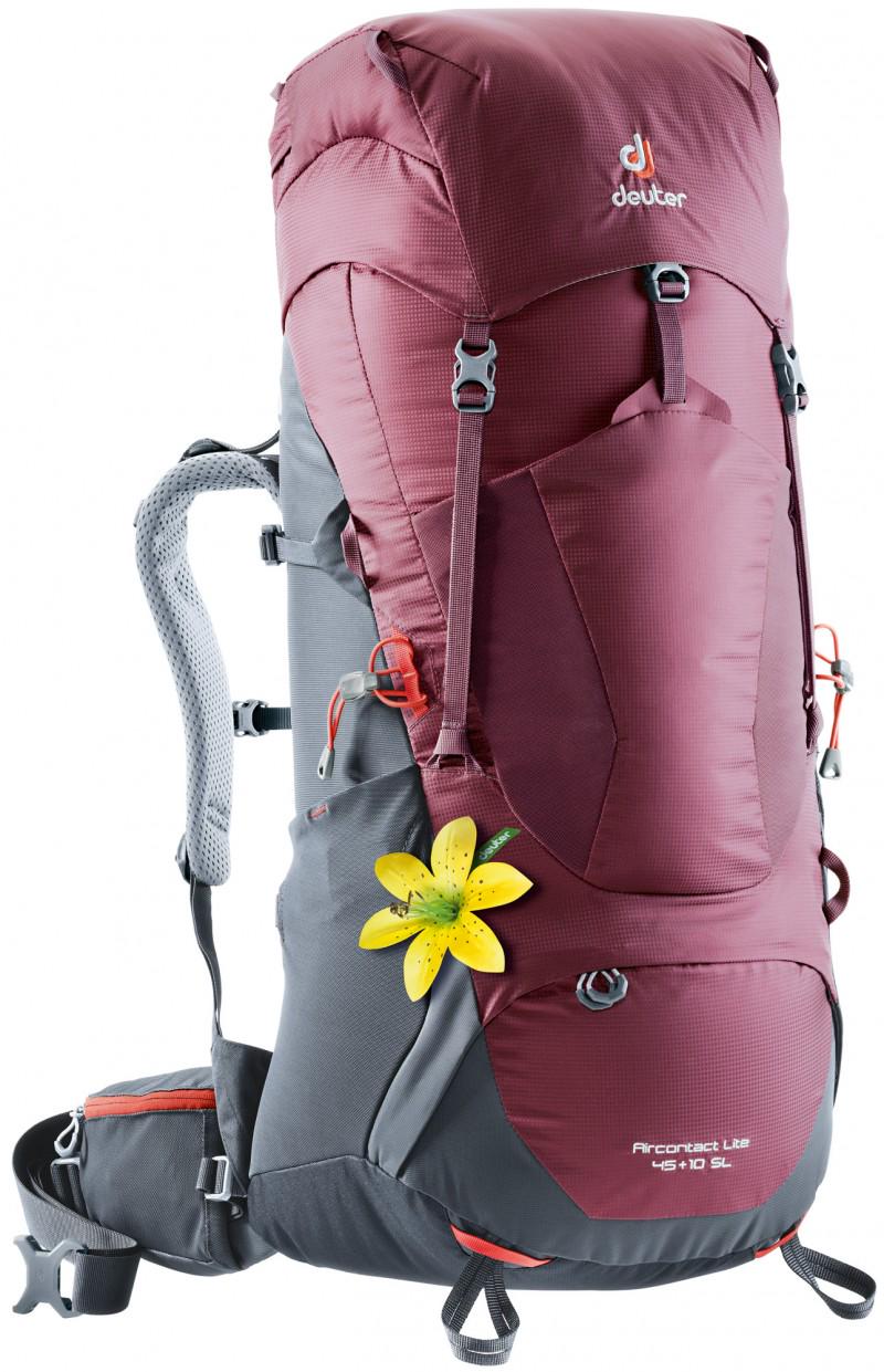 Рюкзак Deuter Aircontact Lite 45+10 SL (Old) Graphite-Maron (1052-3340218 5423) Рюкзак Deuter Aircontact Lite 45+10 SL (Old) Graphite-Maron (1052-3340218 5423)