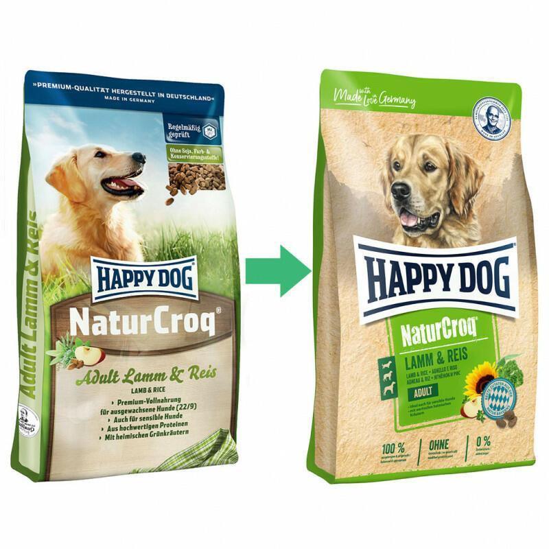 Корм для собак Happy Dog Premium Natur Croq Lamm Reis з ягнятком та рисом 4 кг (60528) - фото 3