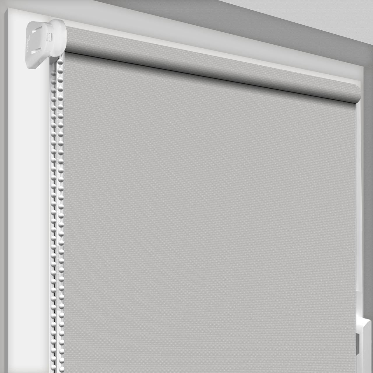 Рулонная штора DECO SHARM Роял 815 открытого типа 975х1700 мм Светло-серый (royal815-28)