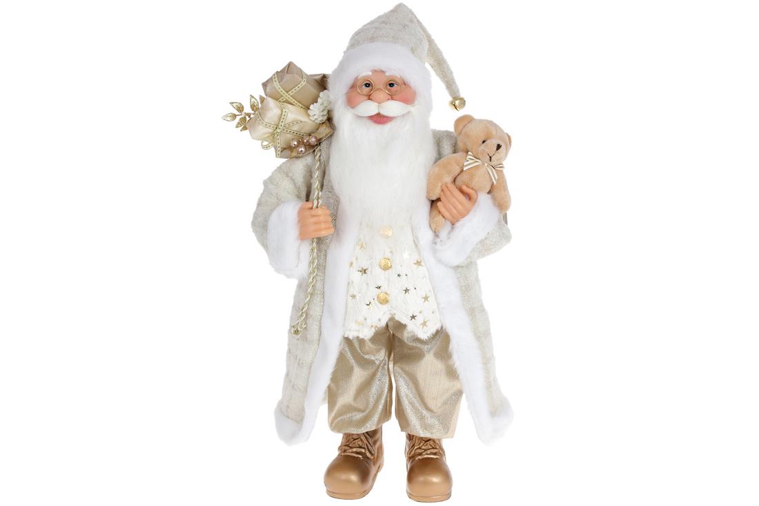 Фигурка новогодняя BonaDi Санта мягкая (845-259)