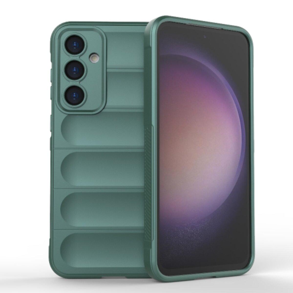 Противоударный чехол для Samsung Galaxy S23 FE 5G Cosmic Magic Shield / Dark Green