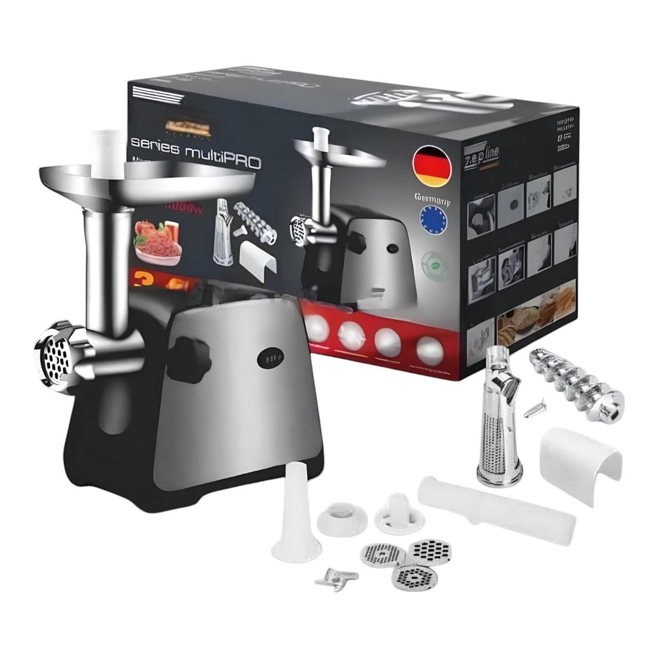 М'ясорубка електрична Domotec MS-2027 соковитискач з функцією реверс та 3 гратами для фаршу 4500 Вт (є293) - фото 6 М'ясорубка електрична Domotec MS-2027 соковитискач з функцією реверс та 3 гратами для фаршу 4500 Вт (є293) - фото 6