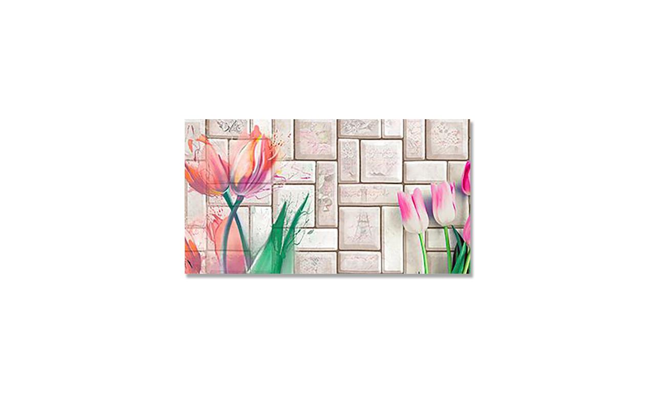 Наклейка виниловая на стол Zatarga Тюльпаны Плитка 650х1200 мм (1274515450) Наклейка виниловая на стол Zatarga Тюльпаны Плитка 650х1200 мм (1274515450)