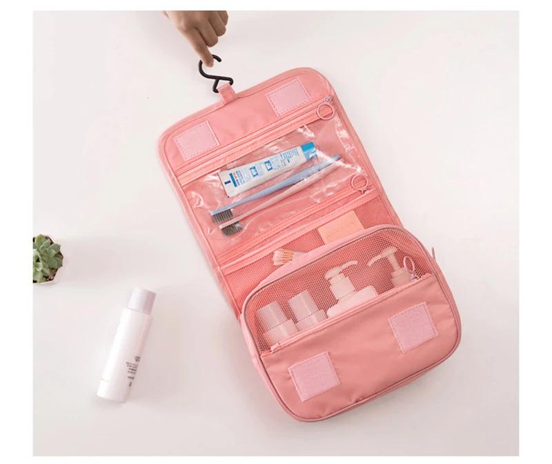 Косметичка для подорожей Travel Рожевий (406911) - фото 3 Косметичка для подорожей Travel Рожевий (406911) - фото 3