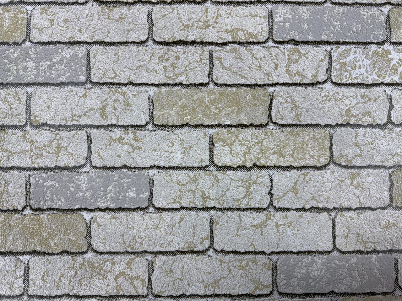 Шпалери вінілові Слов'янські шпалери під цеглу на флізеліновій основі 1,06х10,05 м (2086-04)