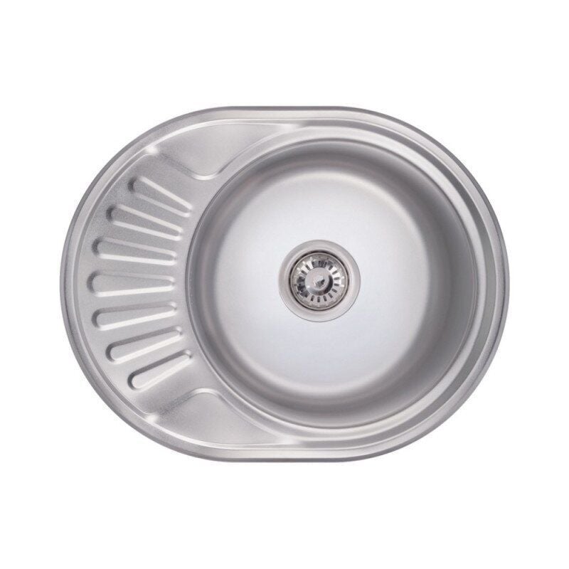 Мойка для кухни Lidz LIDZ6044POL с сифоном 0,8 мм (61520)