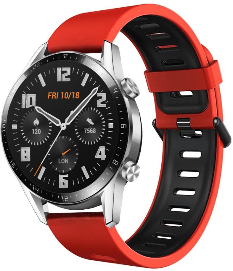 Ремешок Traf для Huawei Watch GT/GT2 22 мм Orange/Black (20432)