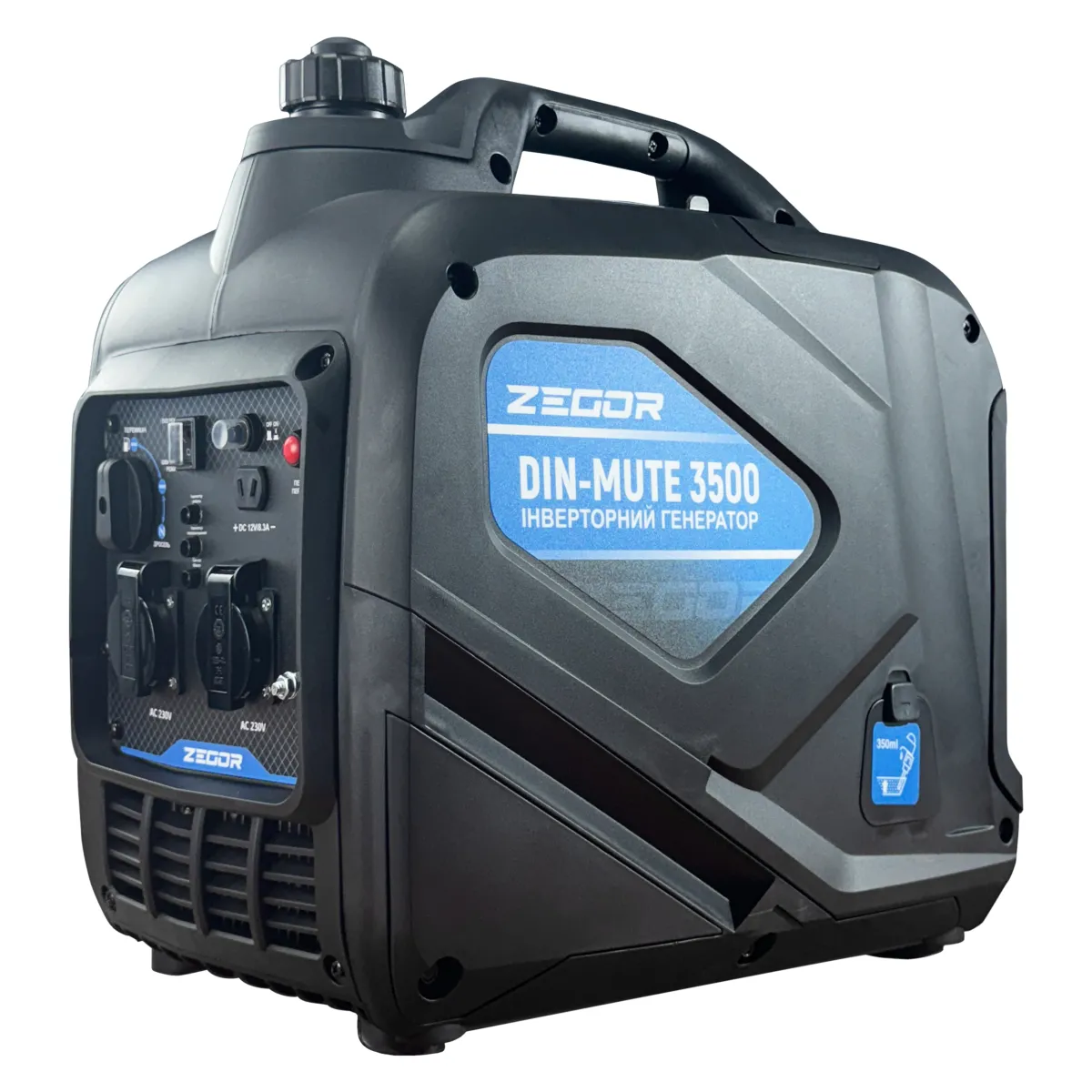 Генератор бензиновий інверторний закритого типу 3,5 кВт Zegor DIN-MUTE3500 (32304481)
