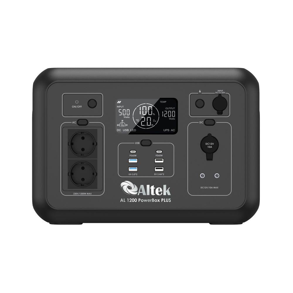 Зарядная станция портативная Altek AL 1200 PowerBox PLUS 1008 Вт/ч - фото 1