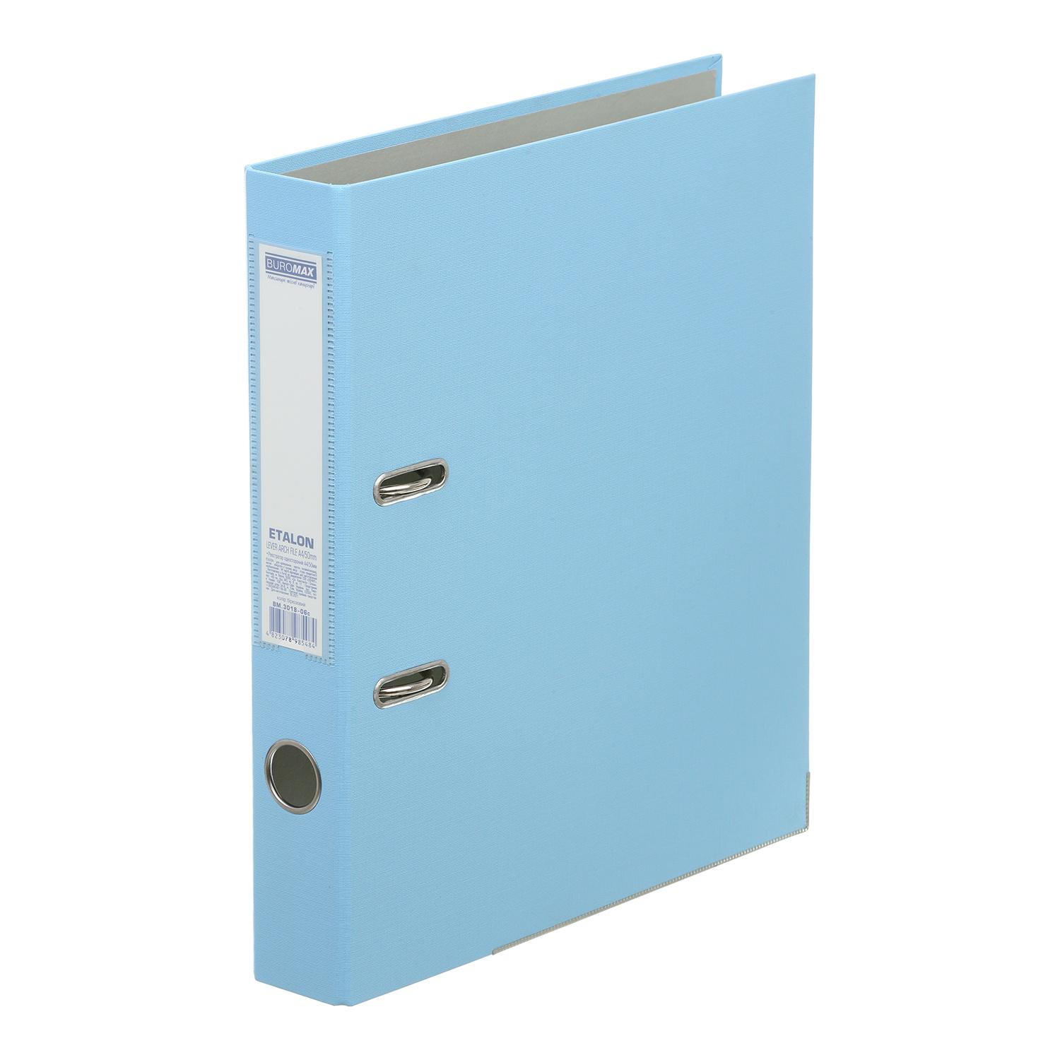 Регистратор Buromax Etalon Pastel односторонний А4 50 мм сборный Бирюзовый (BM.3018-06c)