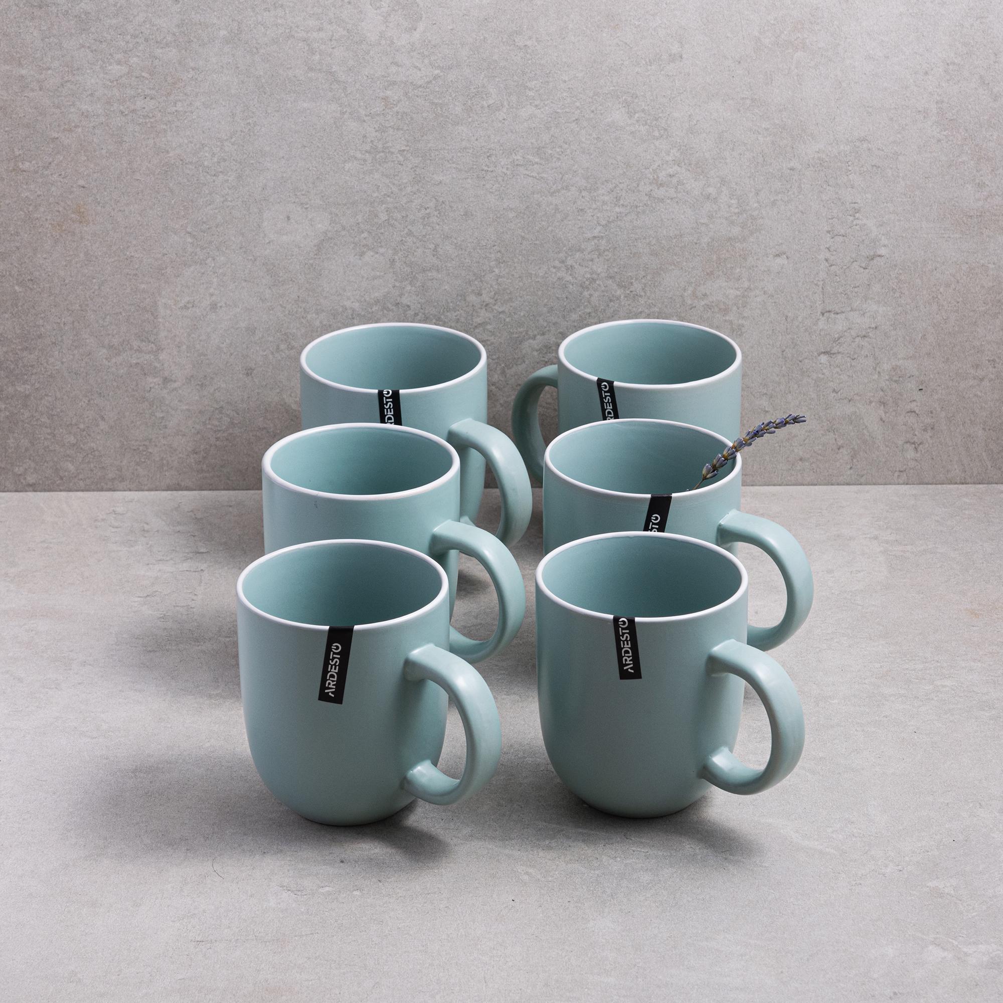 Набор Ardesto Cremona Pastel blue 390 мл 6 шт. (AR2939BC)